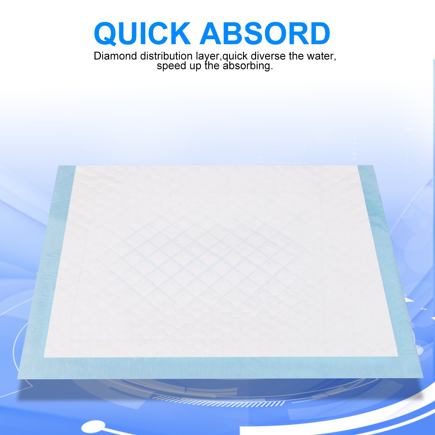 Zdolmy Baby Disposable Changing Pad, 20Pack Soft Waterproof Mat, Portable Diaper Changing Table & Mat, Leak-Proof Breathable Underpads Mattress Play Pad Sheet Protector(13'' 18'') - Image 5